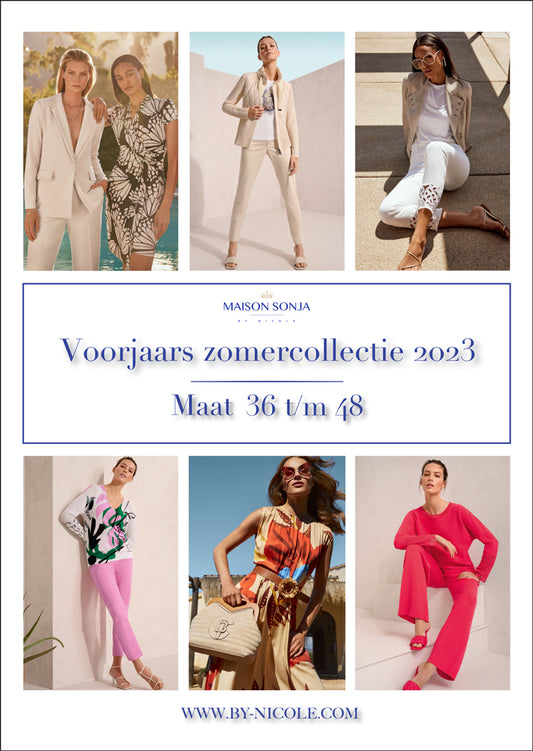 Collectie voorjaar / zomer 2023 Maat 36 t/m 48