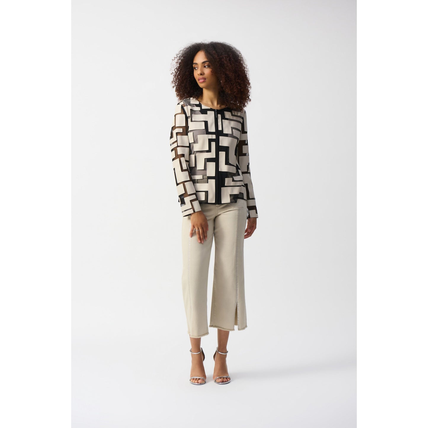 Joseph ribkoff - Jacket - Beige/Zwart