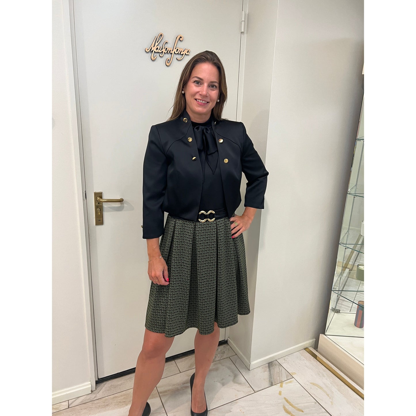 Raffaelli - Kort Blazer Jasje - Zwart
