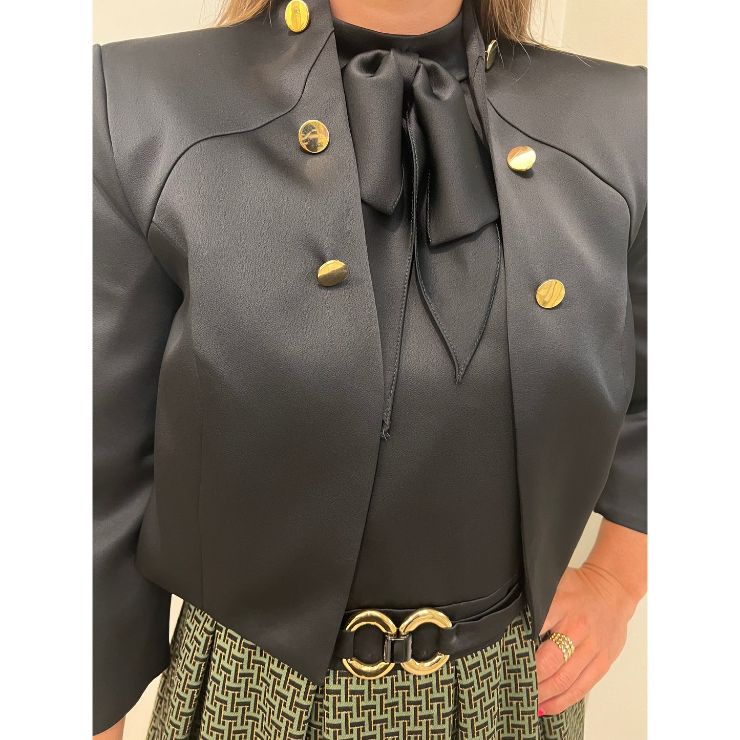 Raffaelli - Kort Blazer Jasje - Zwart