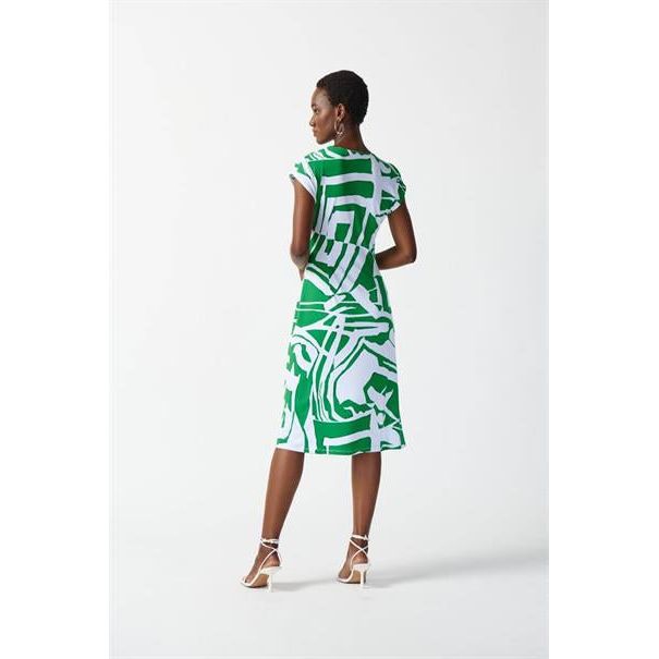JOSEPH RIBKOFF- jurk - wit - groen