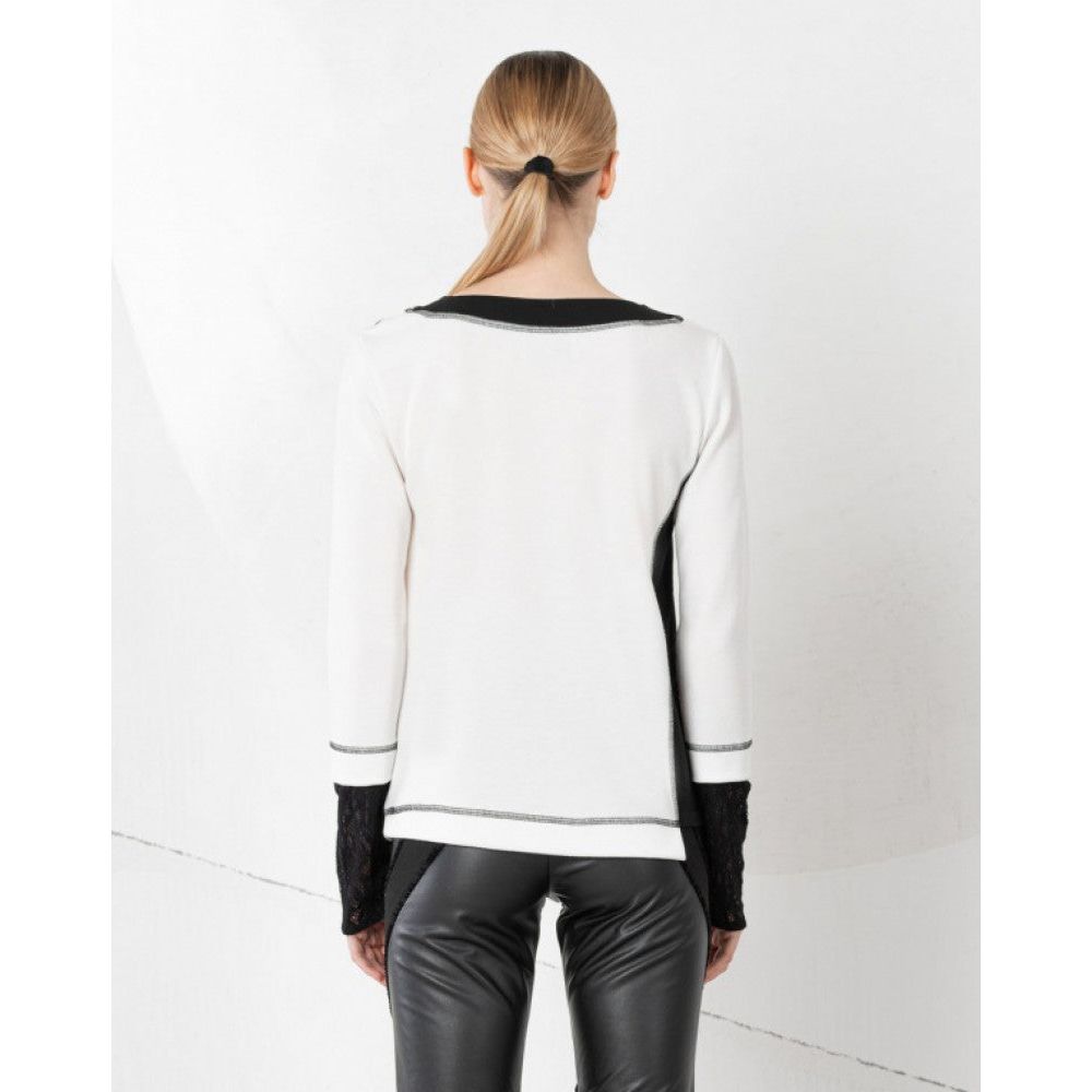 Elisa Cavaletti - trui - zwart- wit