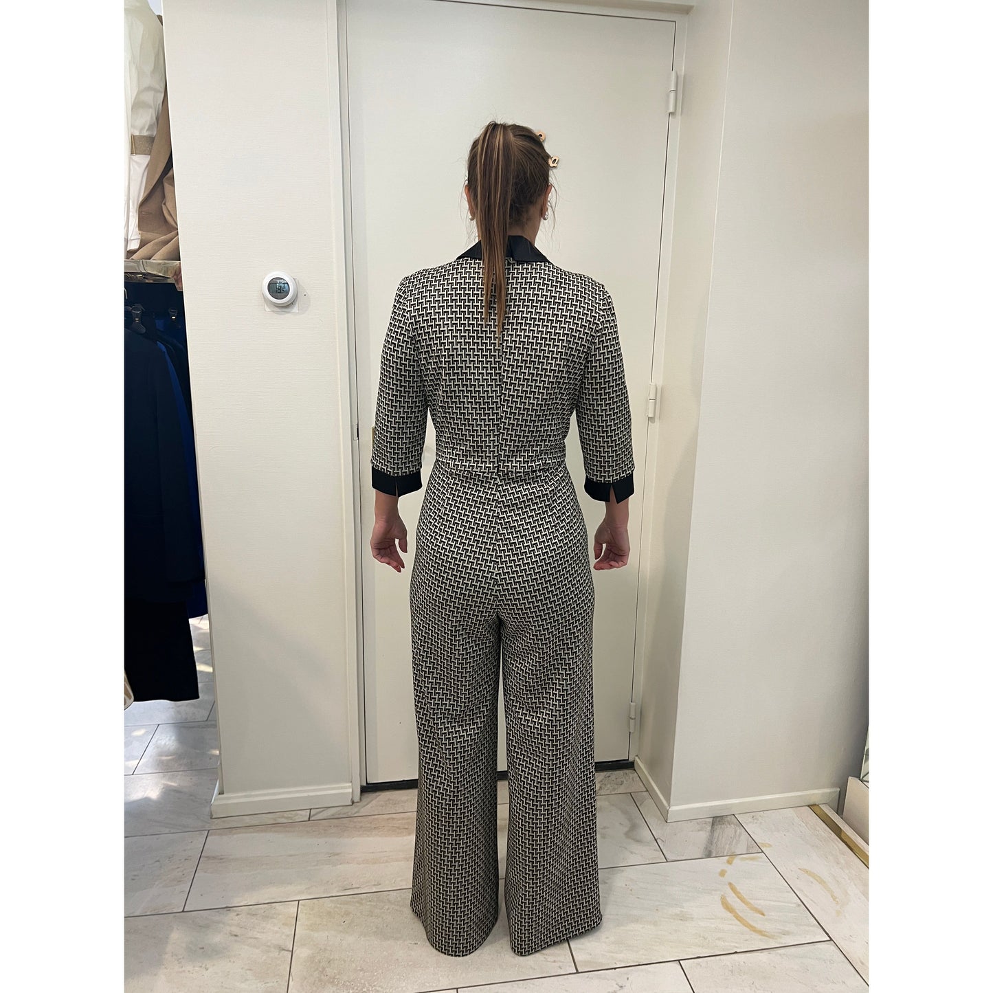 Raffaelli - Jumpsuit - Zwart - Beige