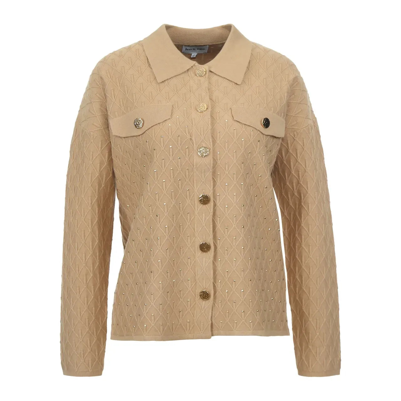 Leo ugo - vest - beige