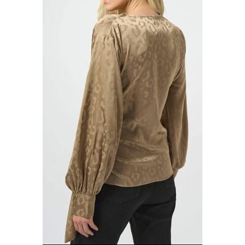 JOSEPH RIBKOFF - BLOUSE - BEIGE/GOUD