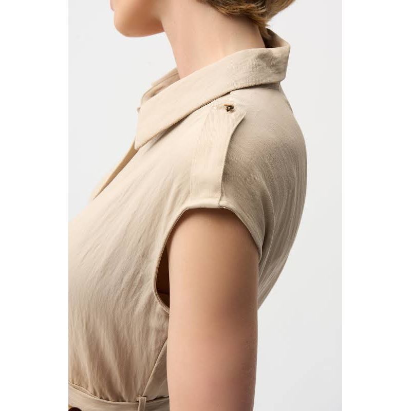 JOSEPH RIBKOFF jurk beige - BY NICOLE