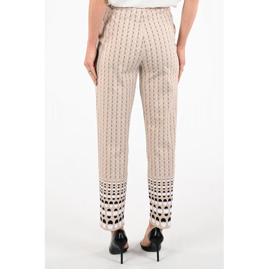 Broek beige met patroon | Joseph Ribkoff