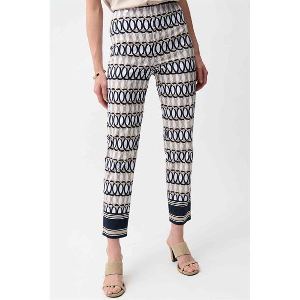 Broek beige met patroon | Joseph Ribkoff