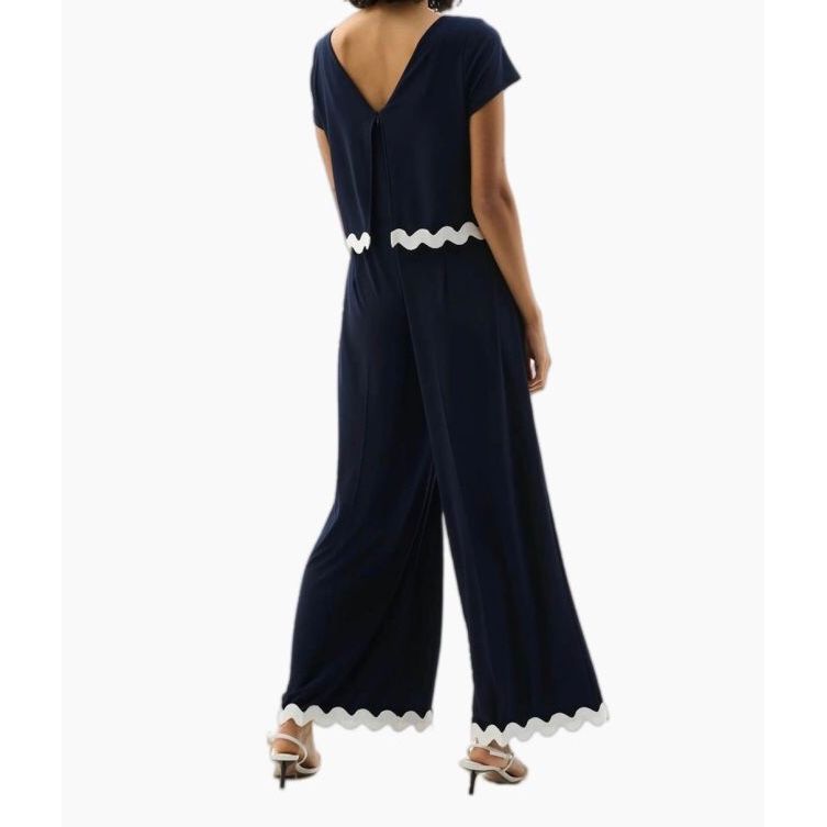 Jumpsuits | blauw met wit | Joseph Ribkoff