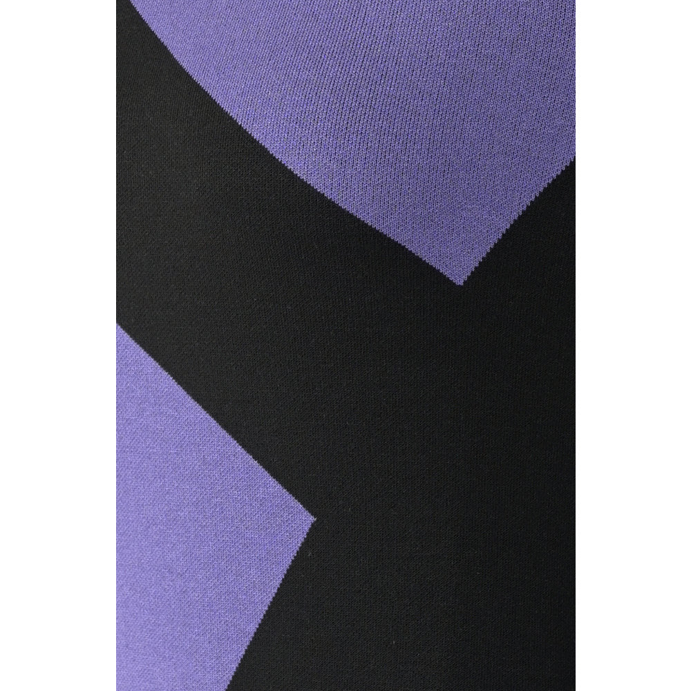 Faber Woman - Jurk - Paars - Zwart - BY NICOLE