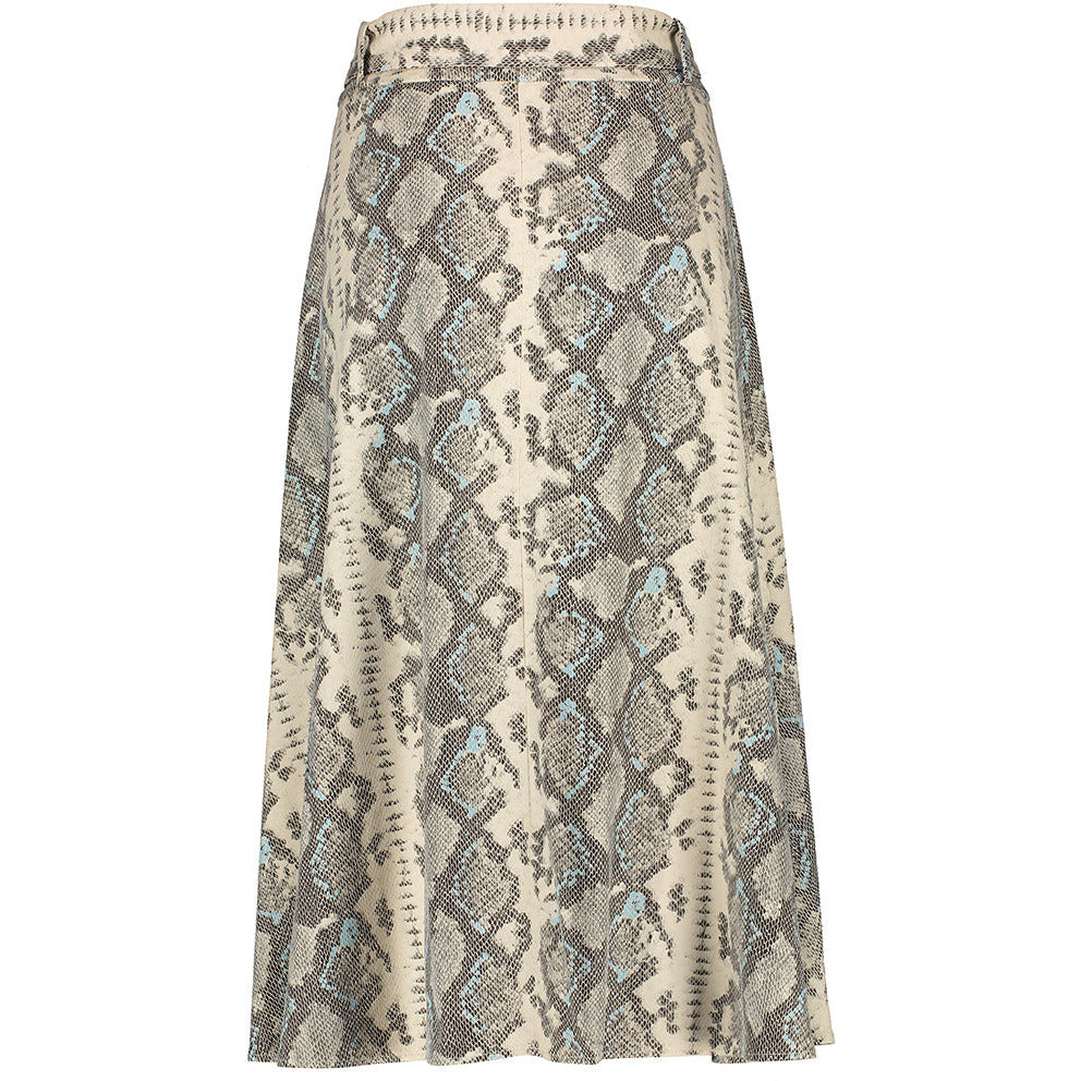 Joseph Ribkoff - Rok - Zandkleur - Ijsblauw - BY NICOLE