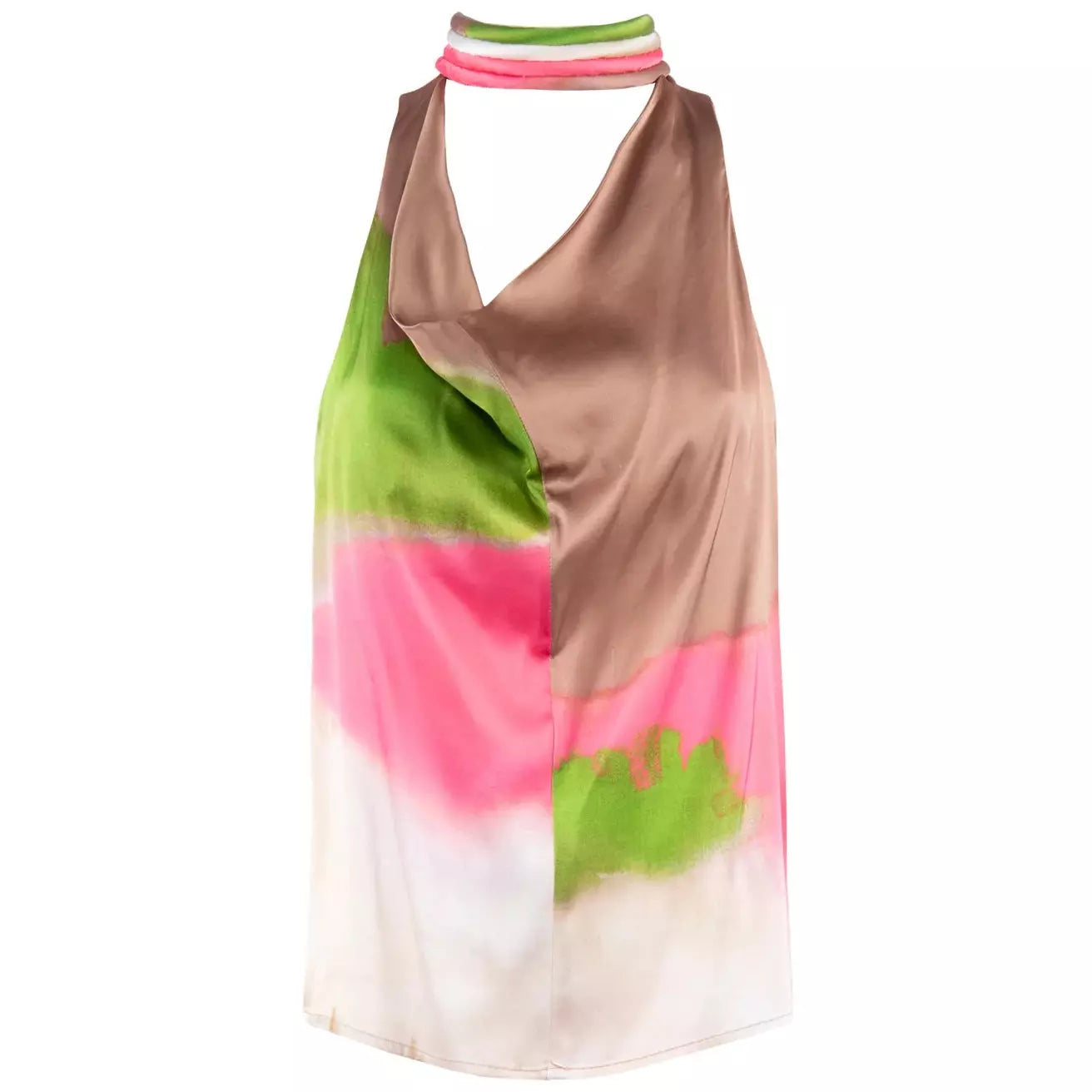 Nenette - Twinset - Groen - Roze - Bruin - BY NICOLE