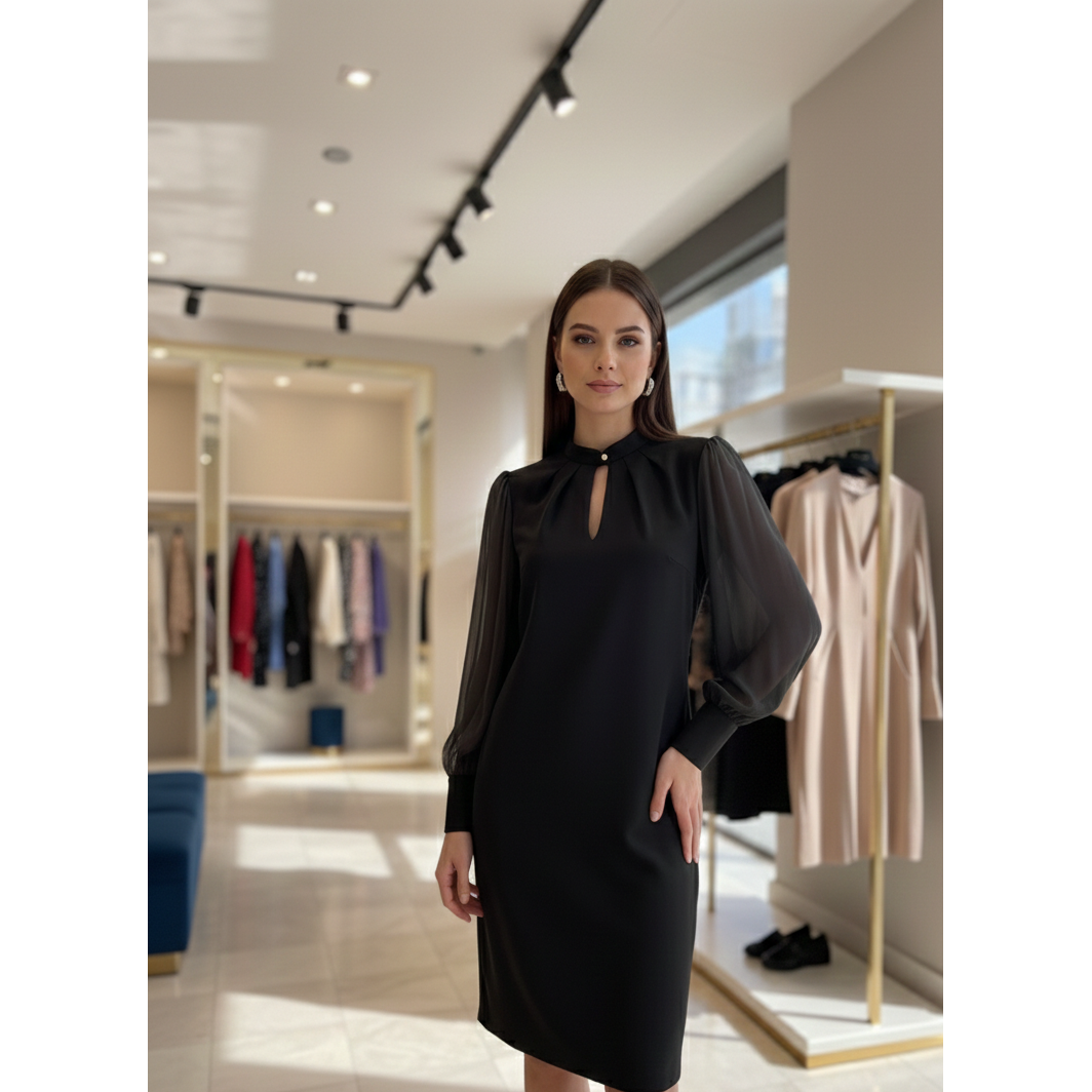 Jurk black Raffaelli