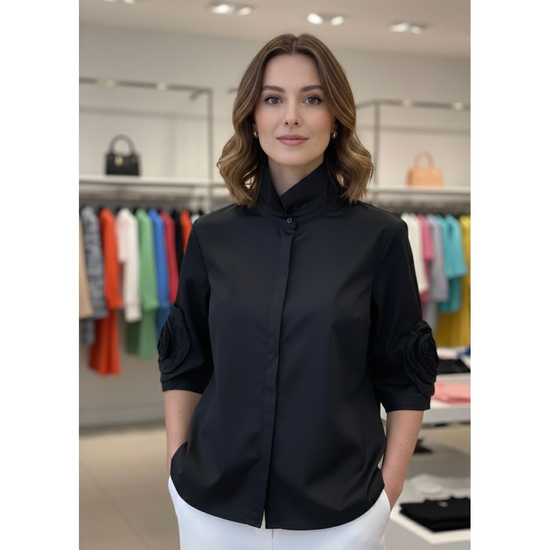 Leo & ugo blouse zwart