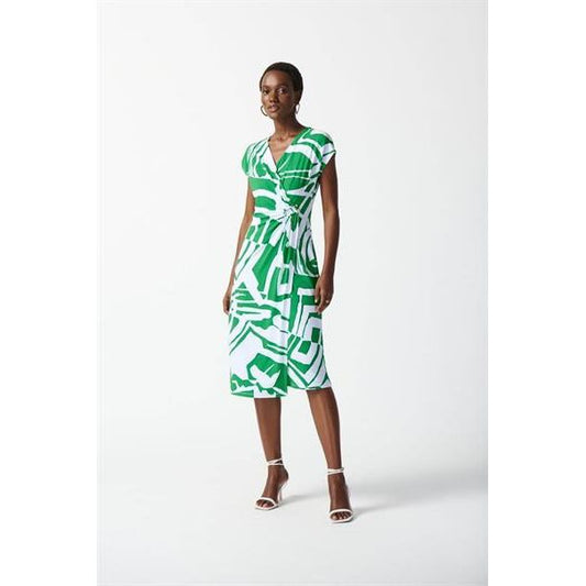 JOSEPH RIBKOFF- jurk - wit - groen