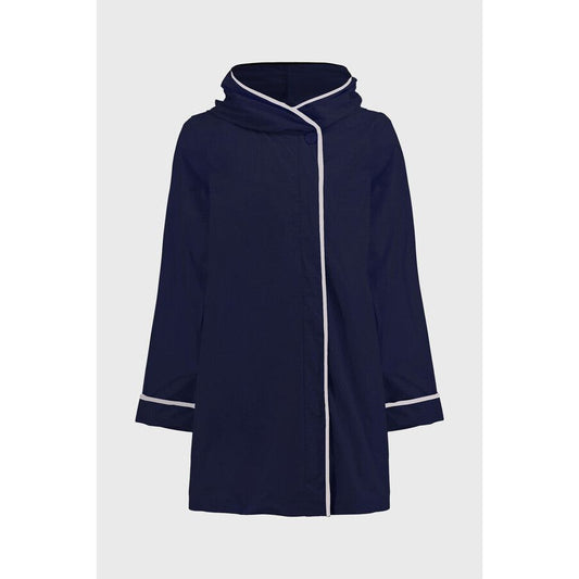 Joseph ribkoff - trenchcoat - blauw/wit