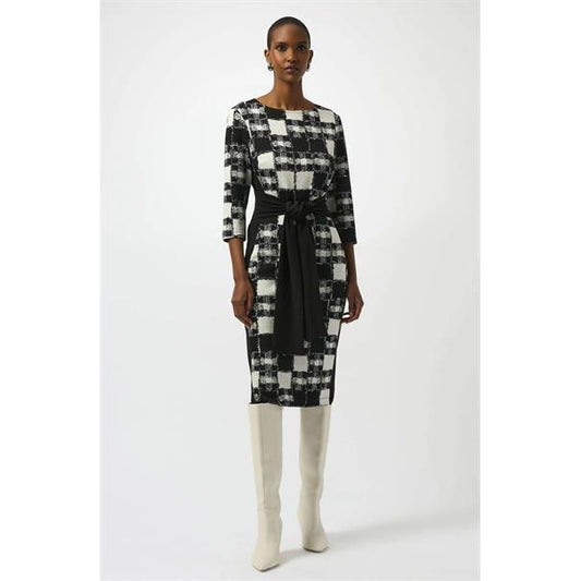 Joseph ribkoff - jurk - zwart wit