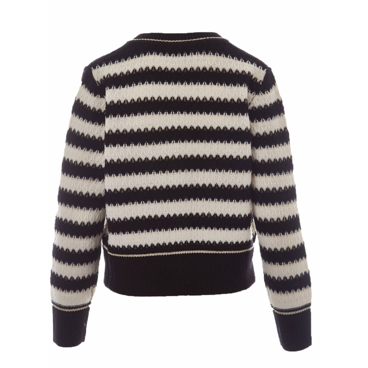 Leo & ugo - vest - zwart wit gestreept