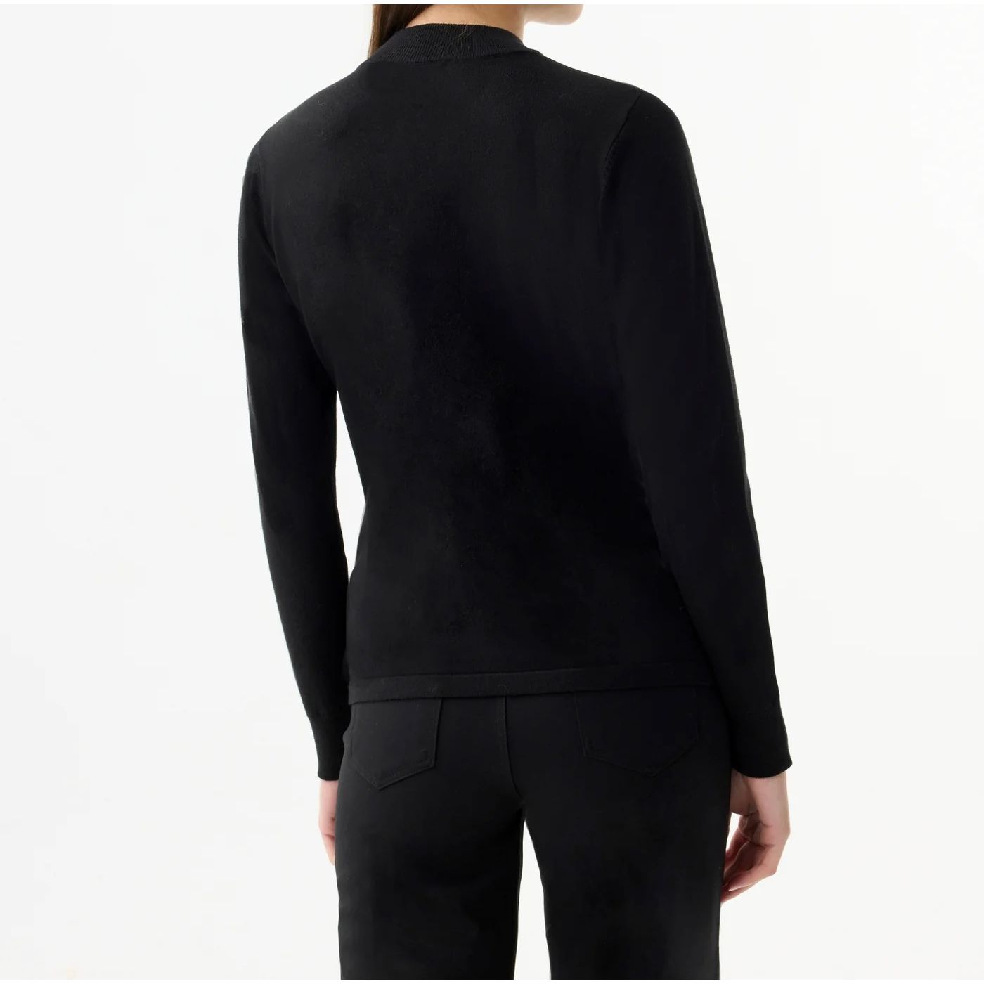 Leo & ugo - trui - zwart met strik