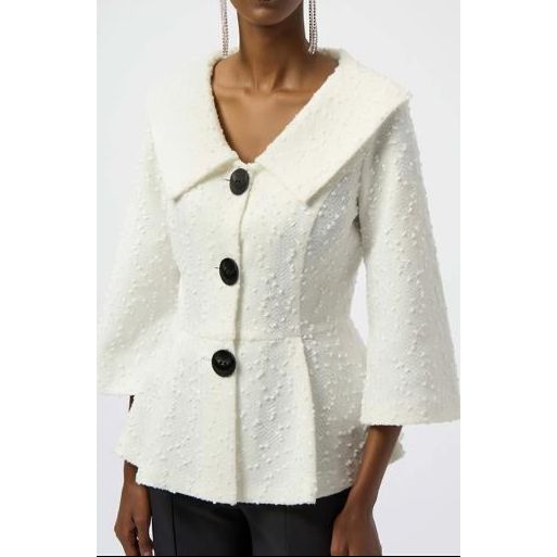 JOSEPH RIBKOFF - JACKET - ZWART/WIT