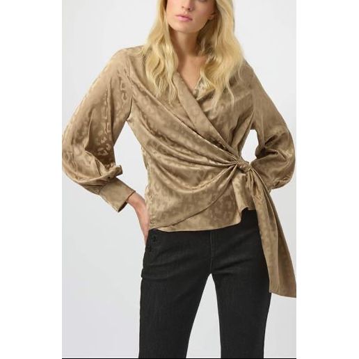 JOSEPH RIBKOFF - BLOUSE - BEIGE/GOUD