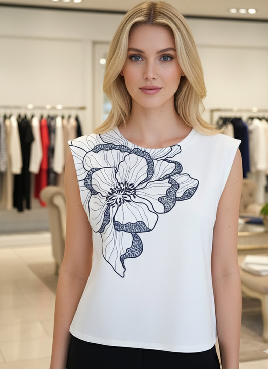 Leo & ugo top met borduursel