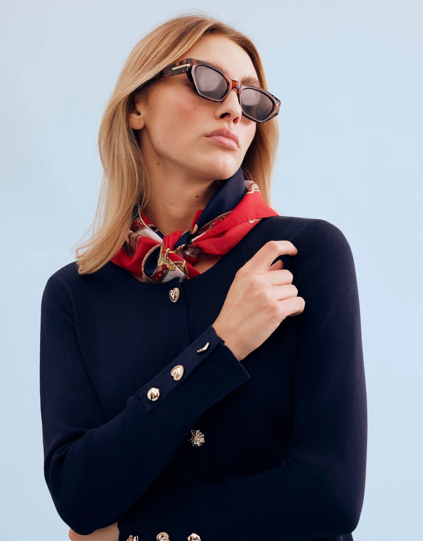 Leo & ugo vest blauw