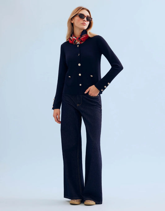 Leo & ugo vest blauw