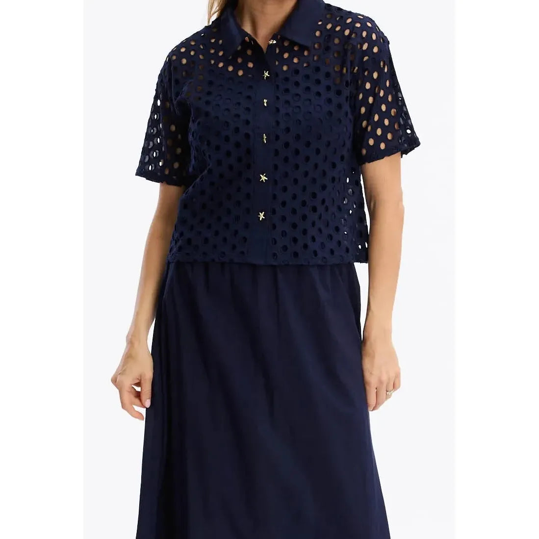 Leo & ugo blouse blauw