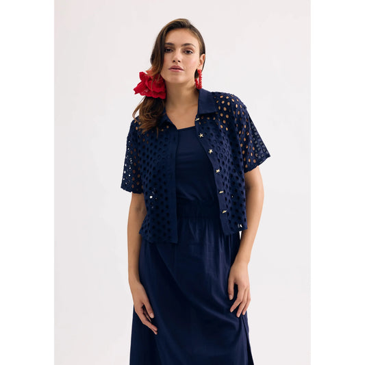 Leo & ugo blouse blauw
