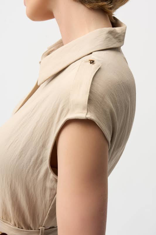 JOSEPH RIBKOFF jurk beige