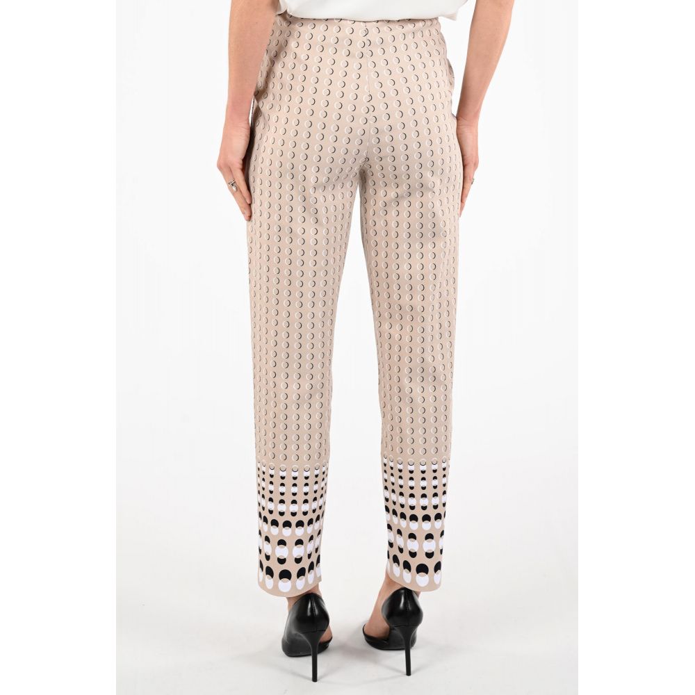 Broek beige met patroon | Joseph Ribkoff