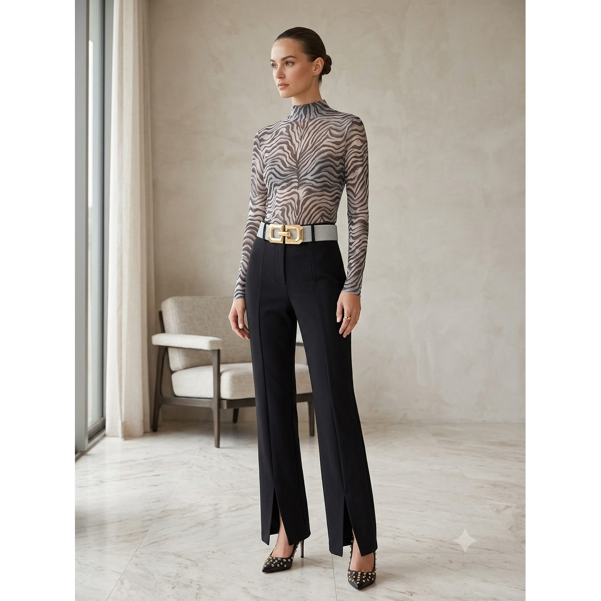 Riani | Top | Met print