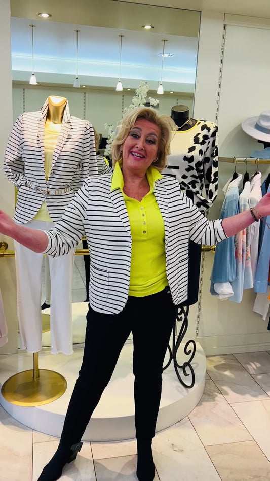 Gestreept colbert | Faber