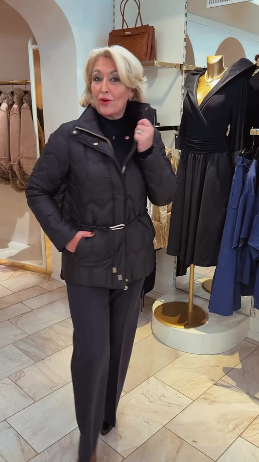Winterjas kort Blauw | Sportalm