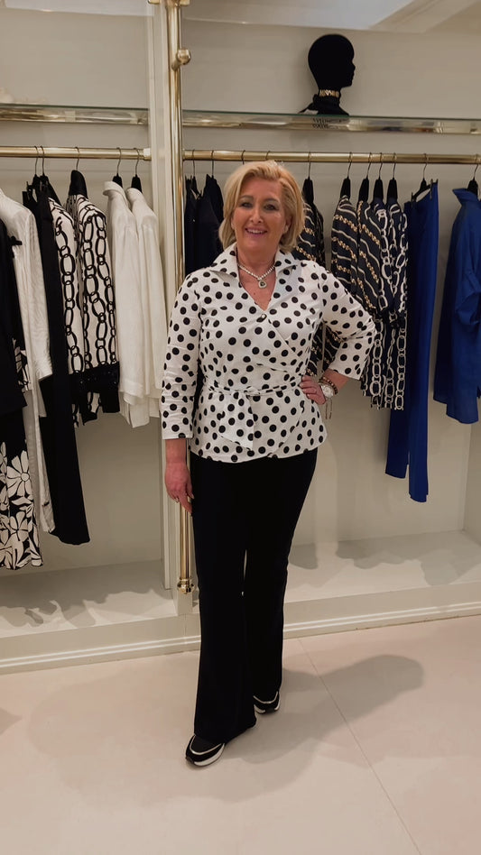 Polka Dot blouse | Joseph Ribkoff