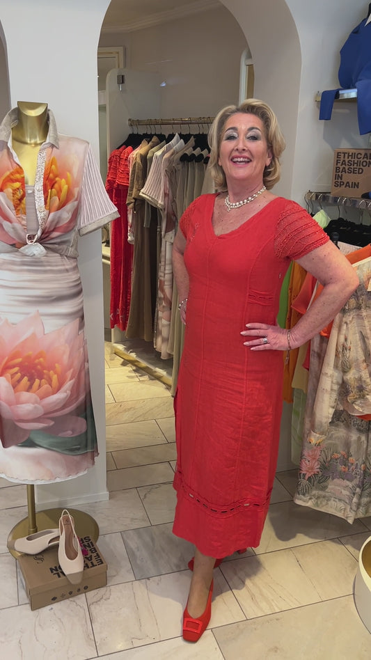 Linnen jurk  | Elisa Cavaletti