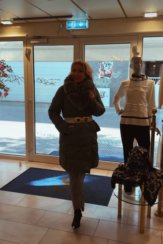 Winterjas Grijs | Pre Gio couture