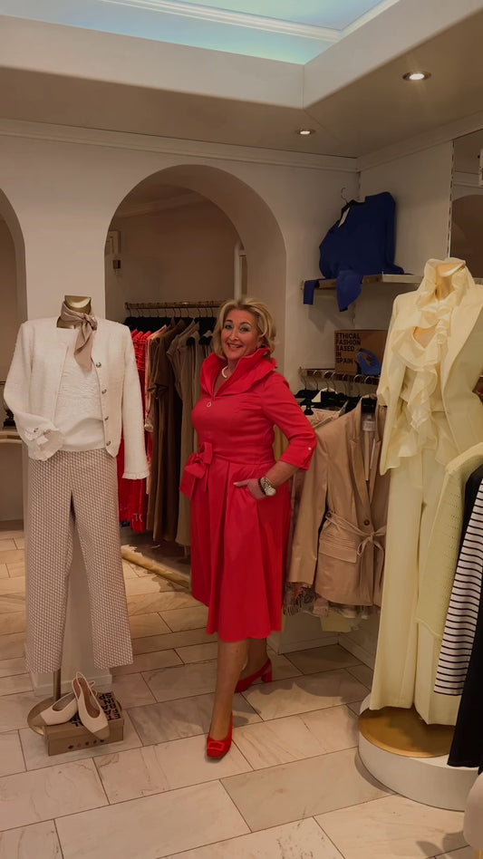 Jurk met rechtopstaande kraag| Joseph Ribkoff